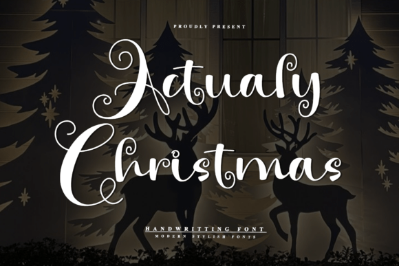 Actualy Christmas: The Handwritten Font That Gives Your Brand Character