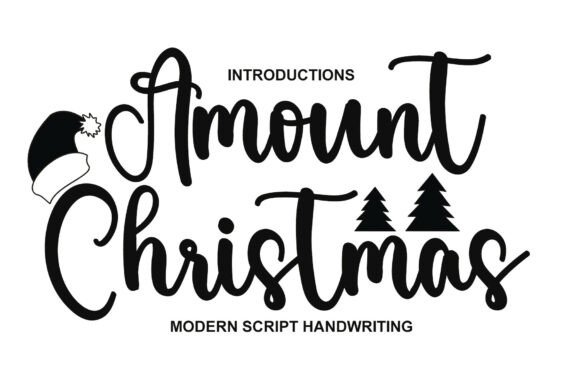 Amount Christmas: The Handwritten Font for a Trustworthy Brand