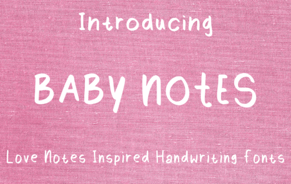 Baby Notes Font: A Sweet Touch for Your Small Business Brand