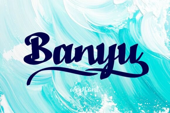 Banyu: The Script Font That Flows Into Your Marketing