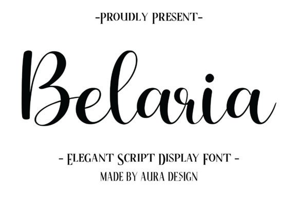 Belaria: The Elegant Script Font for Your Business Brand