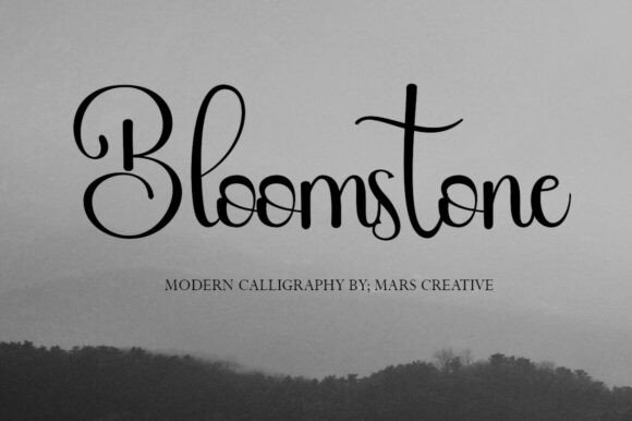 Bloomstone: The Modern Script Typeface for Magnetic Marketing