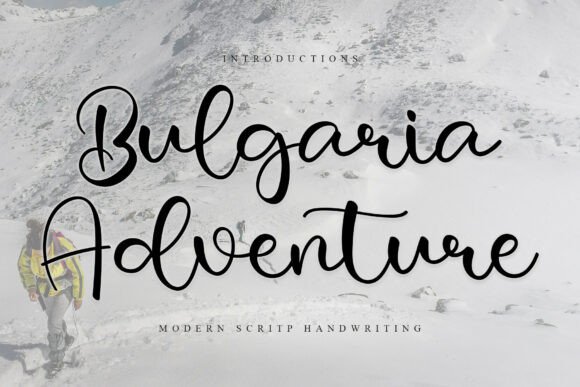 Bulgaria Adventure Font: An Elegant Script for Digital Design