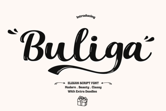 Buliga: A Refined Script Font for Modern Web Design