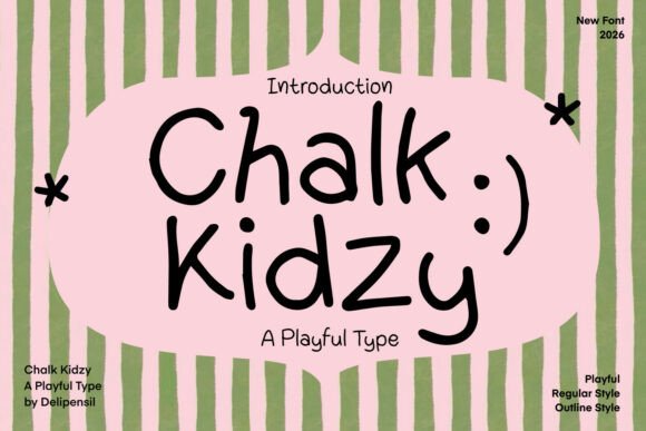 Chalk Kidzy: A Playful Font for Engaging Digital Campaigns