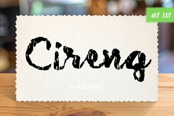Cireng Font: A Brush Script Built for Digital Brand Stories