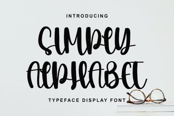Elevate Your Brand Communication with Simply Alphabet, a Display Handwriting Font