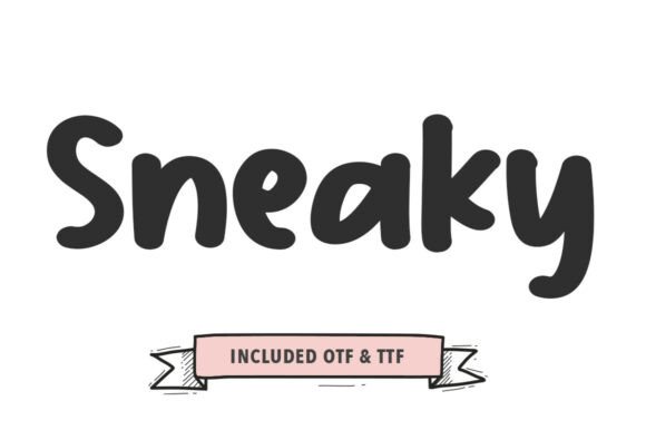 Introducing Sneaky: A Playful Display Font for Bold Digital Brands