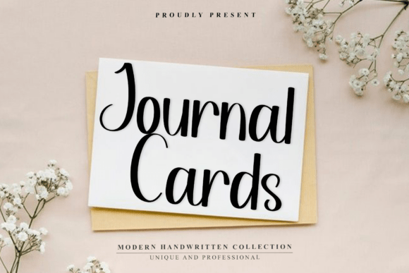 Journal Cards: A Handwritten Font for Clear Brand Messaging