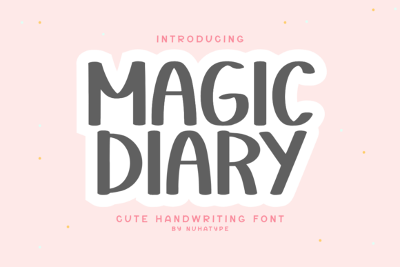 Magic Diary: The Craft-Friendly Font with Handwritten Heart