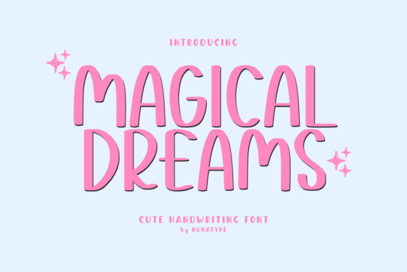 Magical Dreams: A Display Font for Soft Editorial Moods