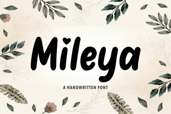 Mileya: The Bold Handwritten Font Your Craft Business Needs