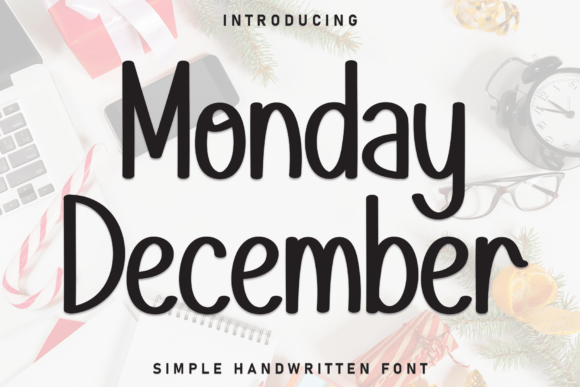 Monday December: The Editorial Designer’s Friendly Display Font