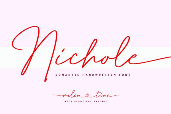 Nichole: A Romantic Script Font for Editorial Sophistication