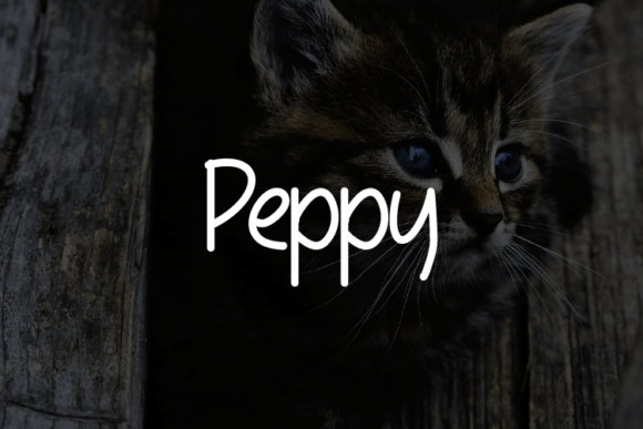 Peppy: A Script Font Designed for Effortless Energy