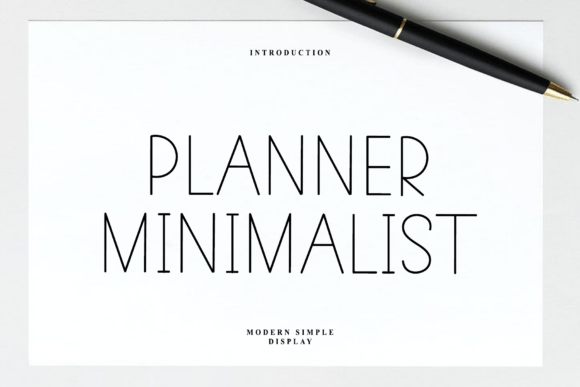 Planner Minimalist: A Timeless Handwritten Font for Editorial Design