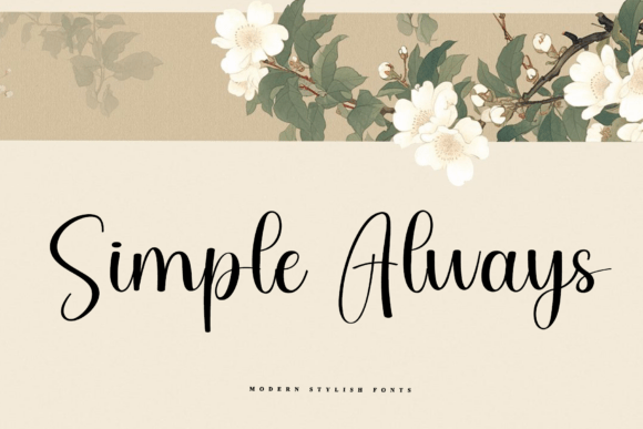 Simple Always: A Timeless Handwritten Font for Editorial Design
