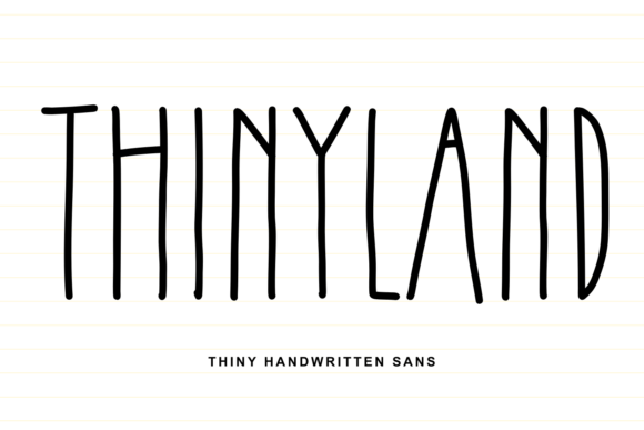 Thinyland Font: A Maker’s Go-To for Elegant Labels & Handmade Charm