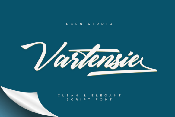 Vartensie Script: A Clean Elegant Typeface for Brand Design