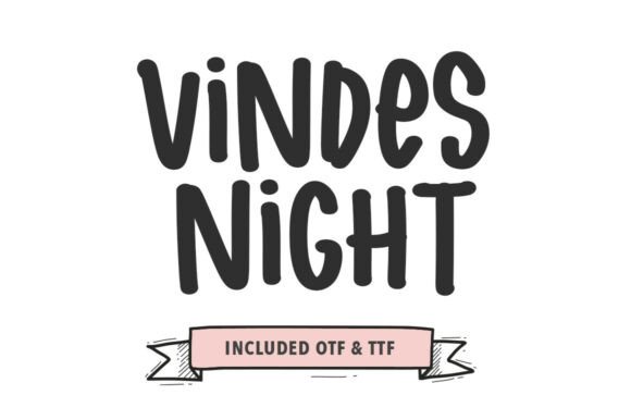 Vindes Night: A Designer’s Take on This Expressive Brush Font